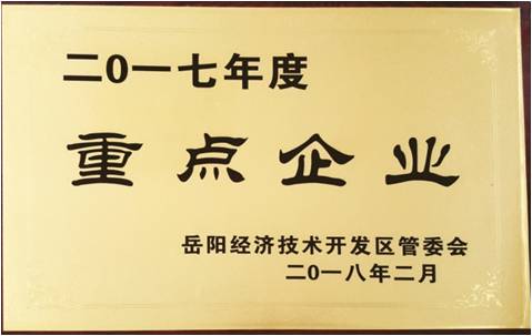 岳阳经济技术开发区2017年度重点企业